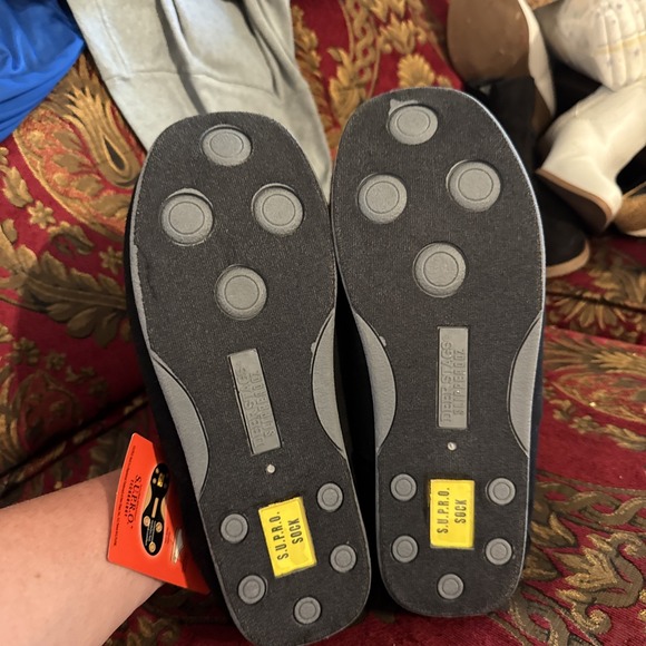 Deer‎ Stags Men's Slipperooz Nordic Slippers Color Black Size 10 Style NORDICTW - Picture 6 of 6